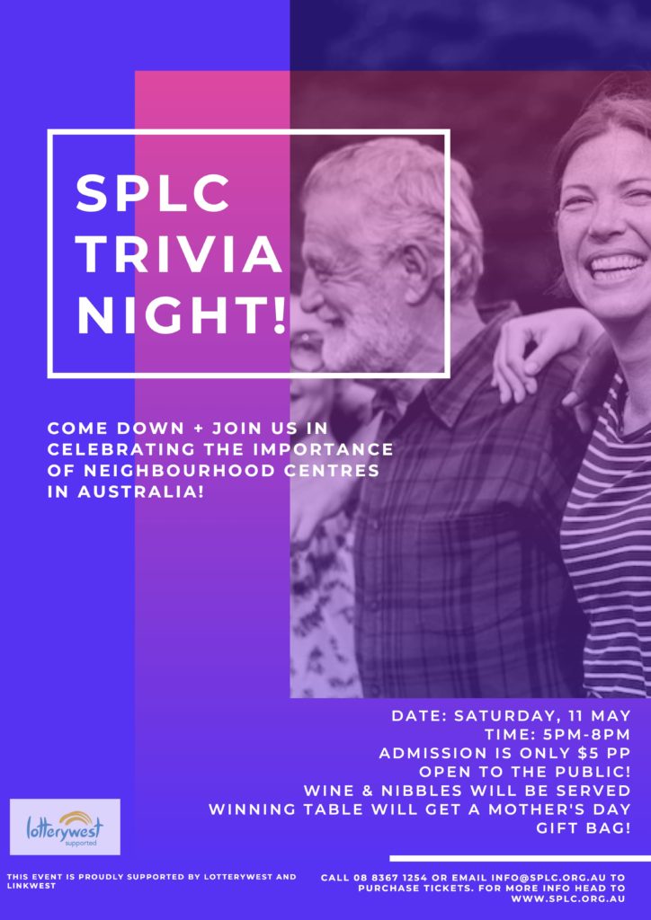 South Perth Learning Centre Trivia Night