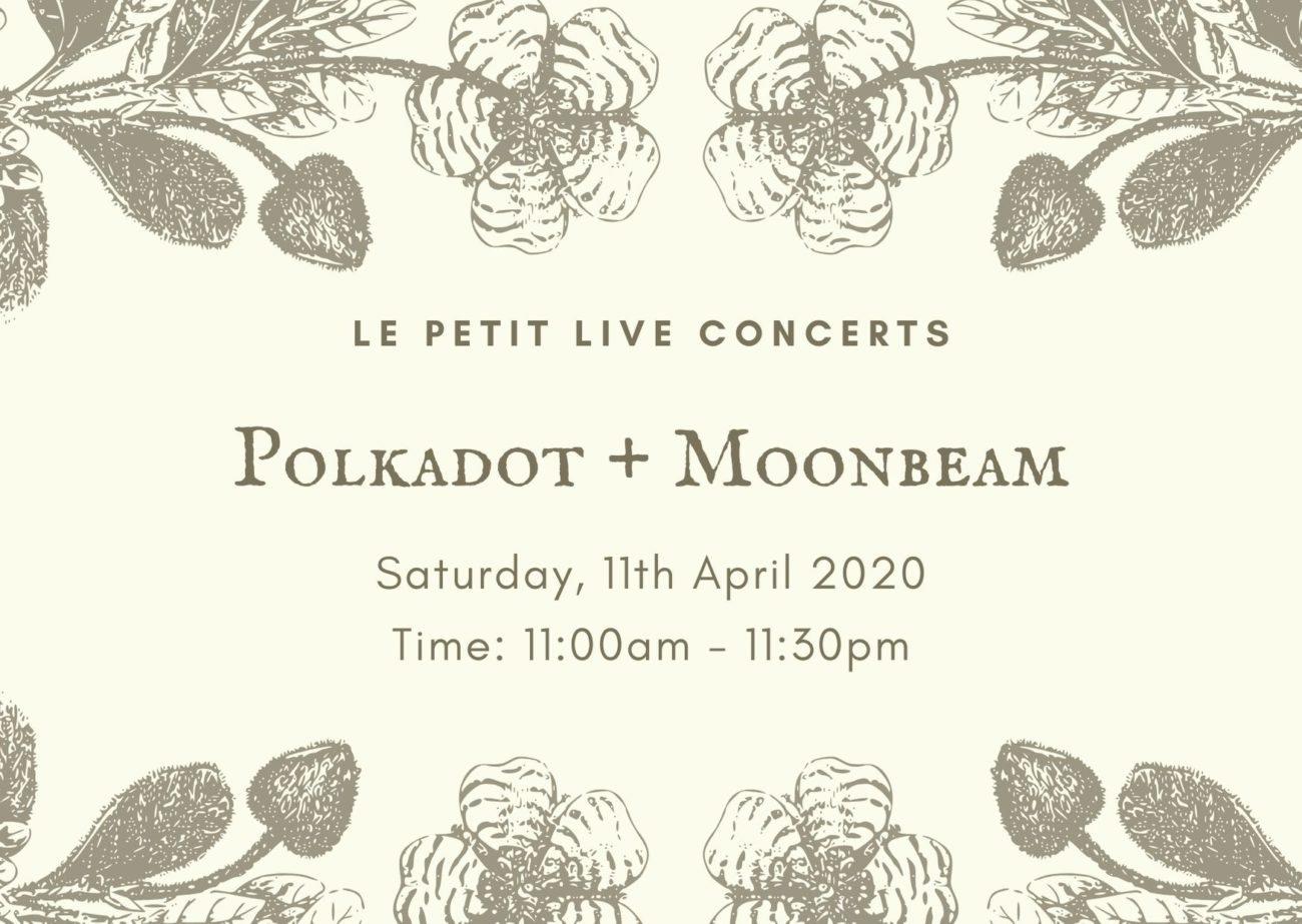 Le Petit Live Concerts streamed live on Facebook